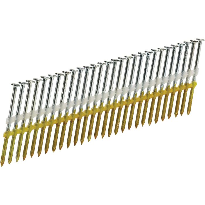 Senco 20 Degree Plastic Strip Hop-Dipped Galvanized Full Round Head Framing Stick Nail, 3 In. x .120 In. (2500 Ct.)