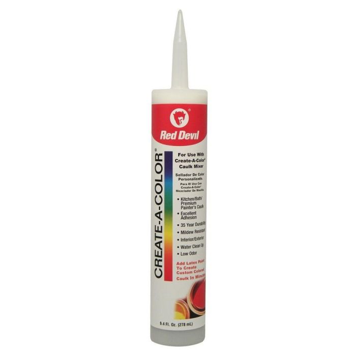 Red Devil Create A Color Caulk