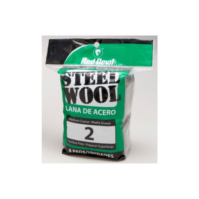 Red Devil #2 Steel Wool (8-Pack)