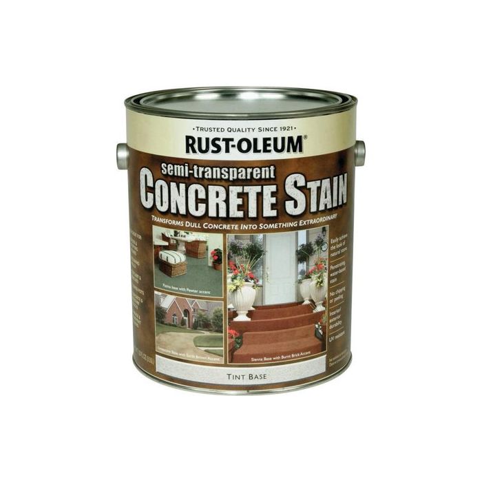 1 Gal Rust-Oleum 239418 Tint Base Rust-Oleum Semi-Transparent Concrete Stain