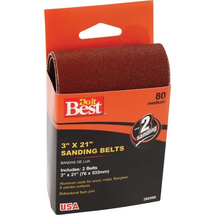 3x21 80g Sanding Belt