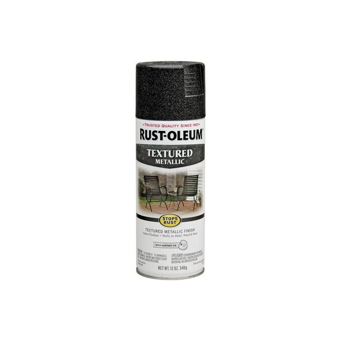 12 Oz Rust-Oleum 252303 Galaxy Stops Rust Metallic Textured Spray Paint