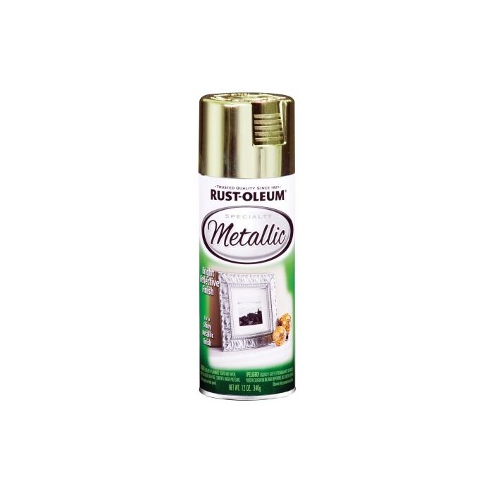 11 Oz Rust-Oleum 1936830 Brass Specialty Metallic Spray Paint