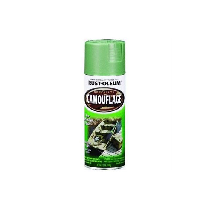 Rust-Oleum Camouflage 12 Oz. Flat Spray Paint, Army Green