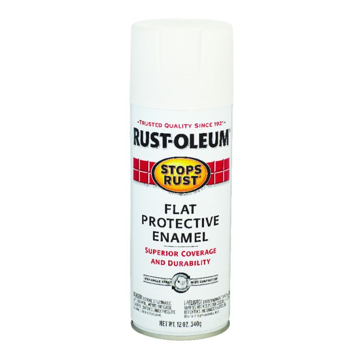 Stops Rust Flat White Rustoleum