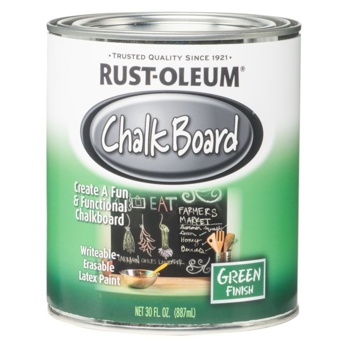 30 Oz Rust-Oleum 206438 Green Specialty Chalkboard Paint