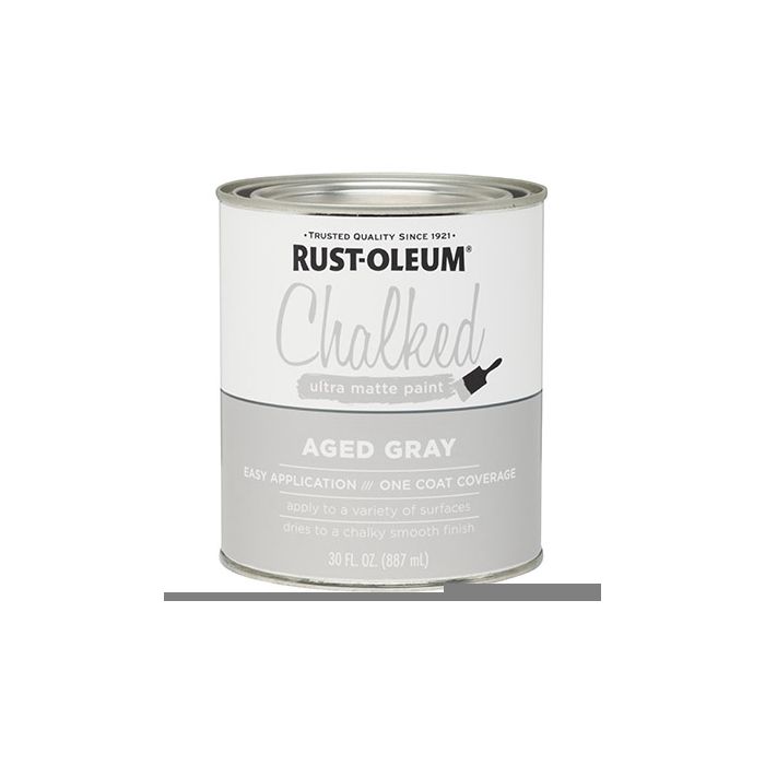 Image of QT RUSTOLEUM CHALKED AGED GRAY