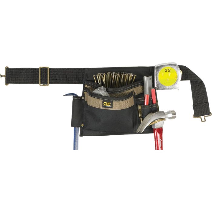 CLC 5-Pocket Polyester & Ballistic Nylon Single Side Carpenter Apron