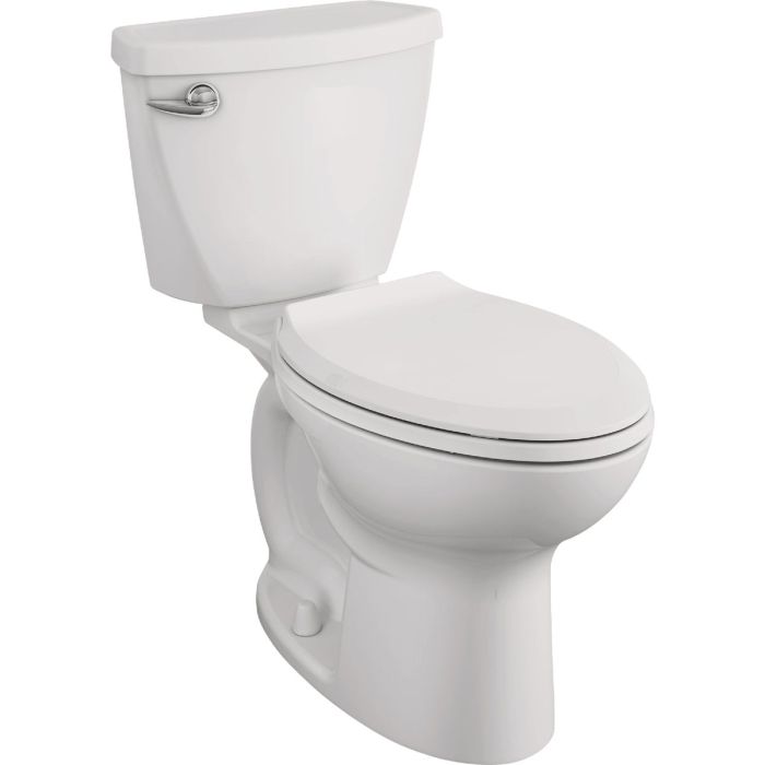 American Standard Cadet 3 White Chair Height Elongated Bowl 10 In. Rough-In 1.28 GPF Toilet