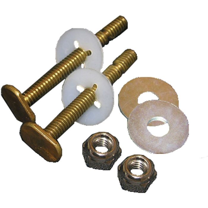 Brass Closet Bolts 2 1/4