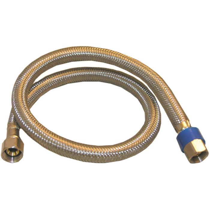 Lasco 3/8 In.C x 3/8 In.C x 36 In. L Braided Stainless Steel Flex Line Appliance Water Connector