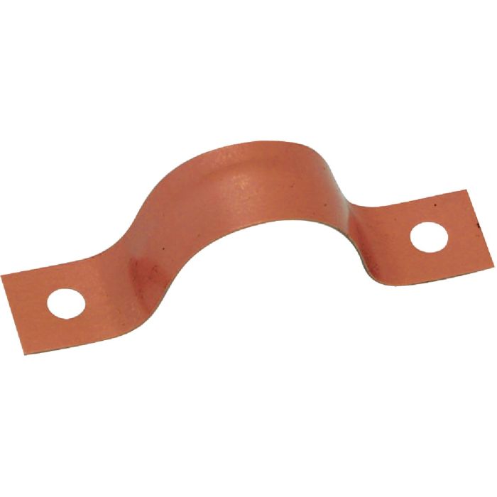 1/2" Copper Pipe Strap Ea