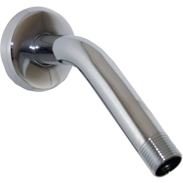 Lasco 6 In. Chrome Shower Arm and Flange