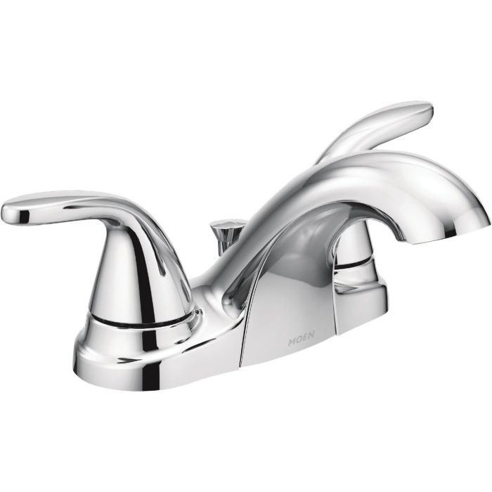 Moen Adler 2-Handle Lever Centerset Bathroom Faucet with Pop-Up, Chrome