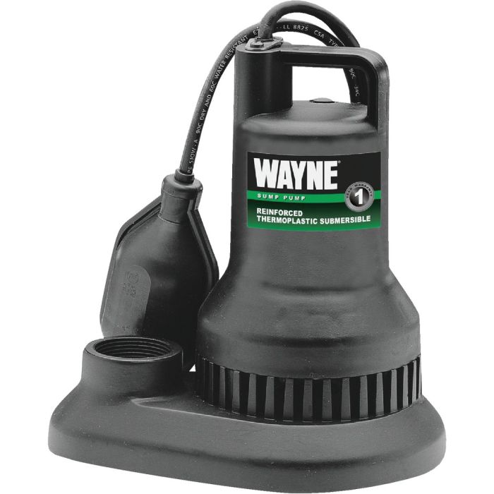 1/3hp Plastic Sump Pump