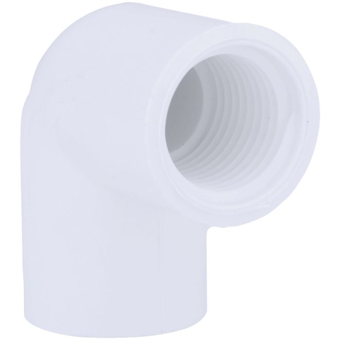 Charlotte Pipe 1/2 In. Female x Female Schedule 40 90 Deg. PVC Elbow (1/4 Bend)