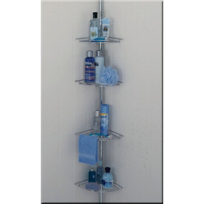 Zenith Zenna Home Metal 12 In. x 97 In. Shower Caddy