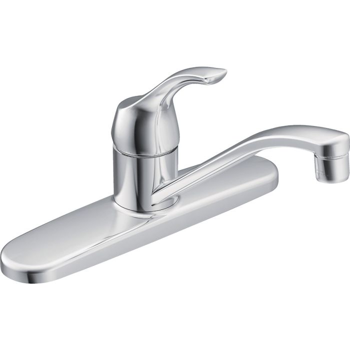 Moen Adler 1-Handle Lever Centerset Kitchen Faucet, Chrome