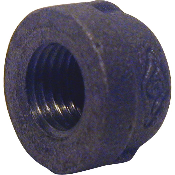 3/8" Black Cap