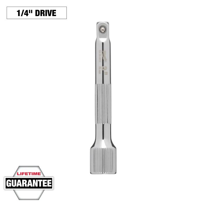 Image of Milwaukee 1/4" Drive 3" Socket Wrench Extension