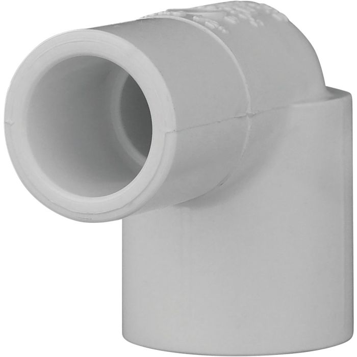 Charlotte Pipe 1/2 In. Slip x Spigot Schedule 40 90 Deg. Street PVC Elbow (1/4 Bend)