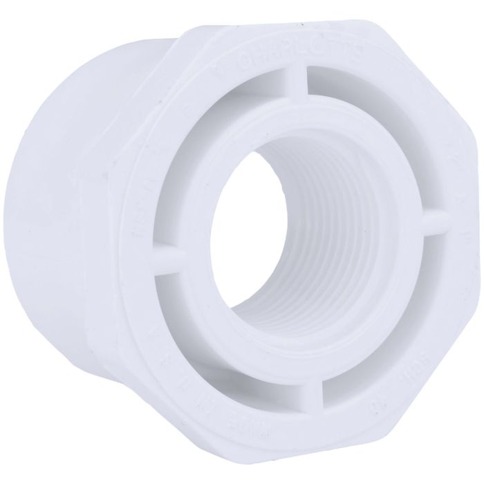 Charlotte Pipe 2 In. SPG x 1 In. FPT Schedule 40 PVC Bushing