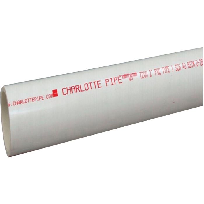 Charlotte Pipe 1-1/2 In. x 5 Ft. Schedule 40 PVC DWV/Pressure Dual Rated Pipe