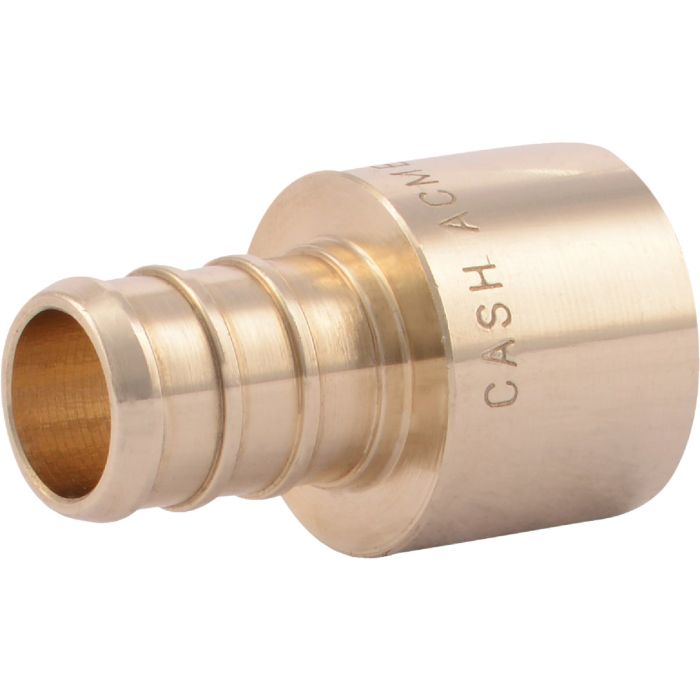 SharkBite 1/2 In. Female Sweat x 1/2 In. CF Brass PEX Adapter