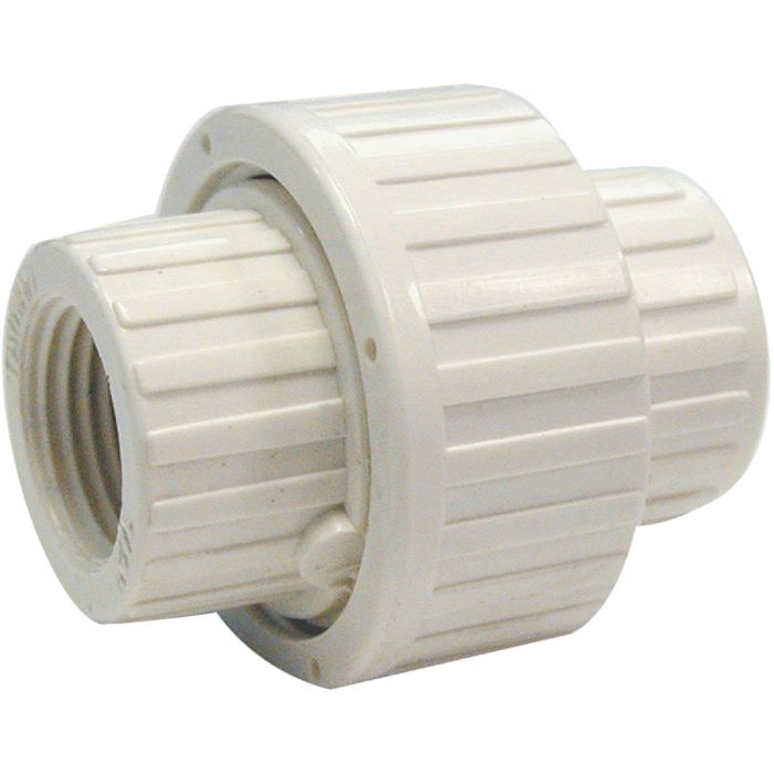 B&K 1/2 In. FIP Schedule 80 Threaded PVC Union