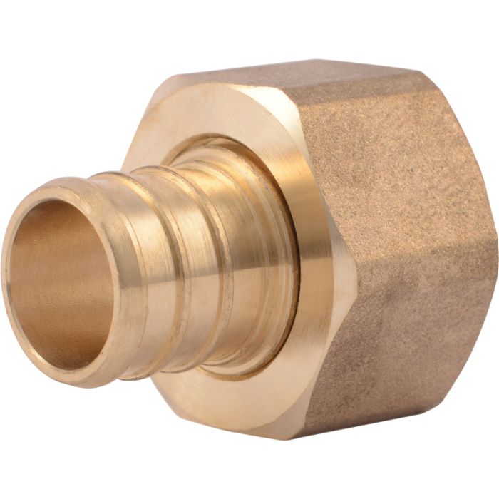 SharkBite 3/4 In. Barb x 3/4 In. FPT Brass PEX Adapter