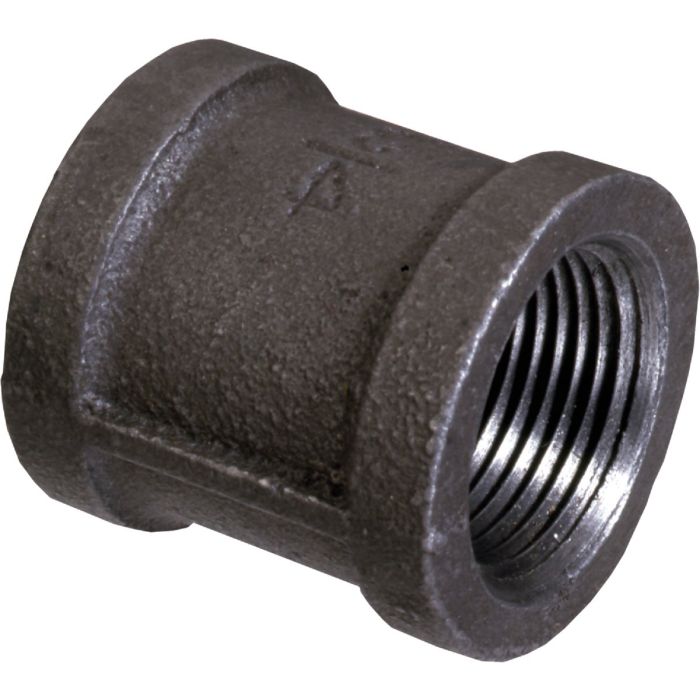 1/2" Black Coupling