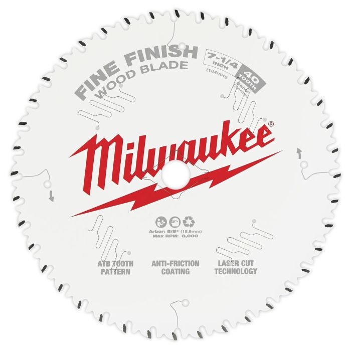 Image of Milwaukee 10" 60t Ultra Fine Finish Circular Saw Blade