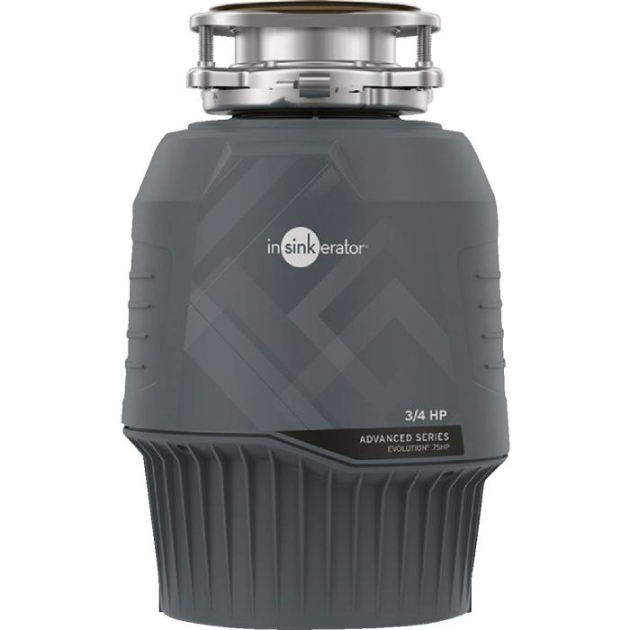 Insinkerator Evolution 3/4 HP Garbage Disposer, 9 Year Warranty