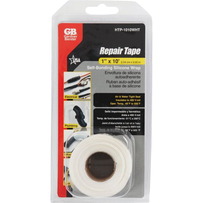 Gardner Bender White 1 In. x 10 Ft. Self-Sealing Tape