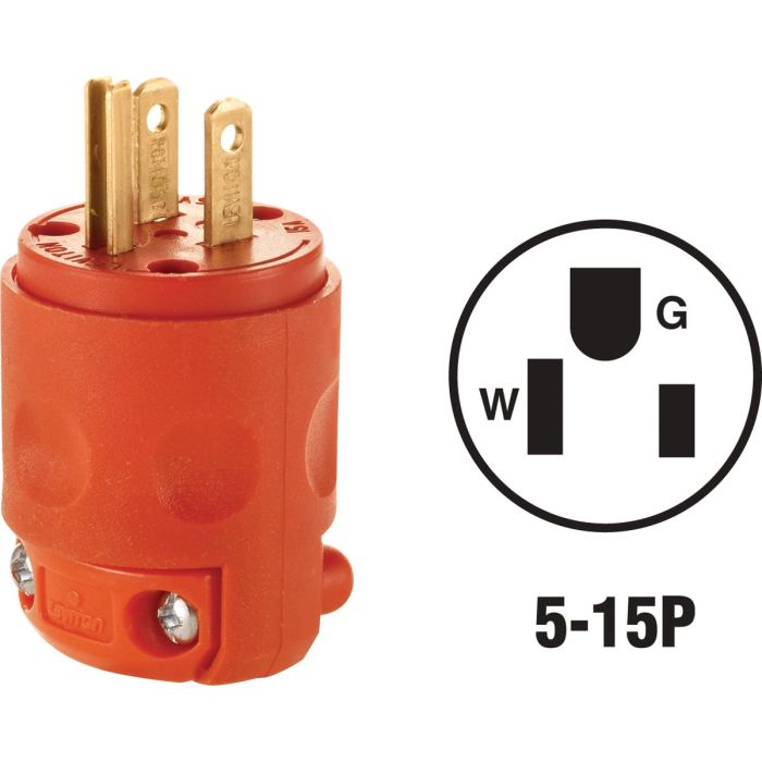 15a Orange Plug