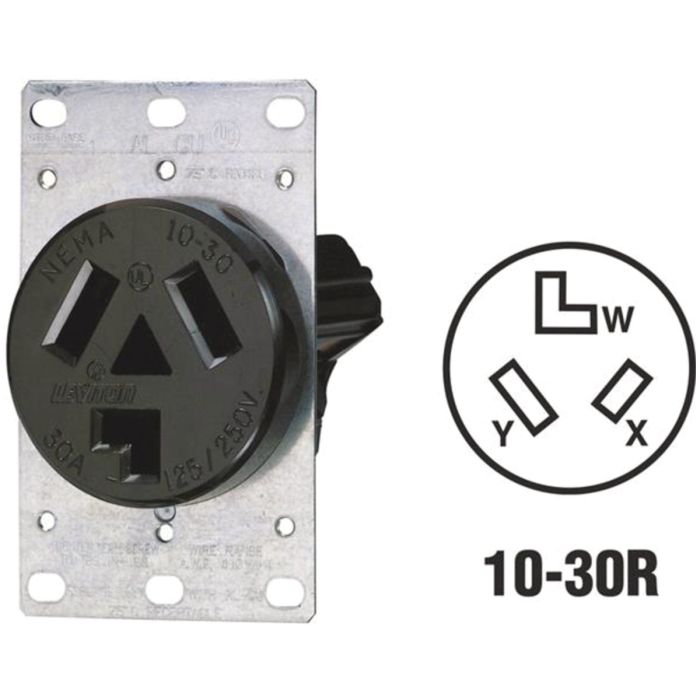 Flush Dryer Outlet 3 Wire