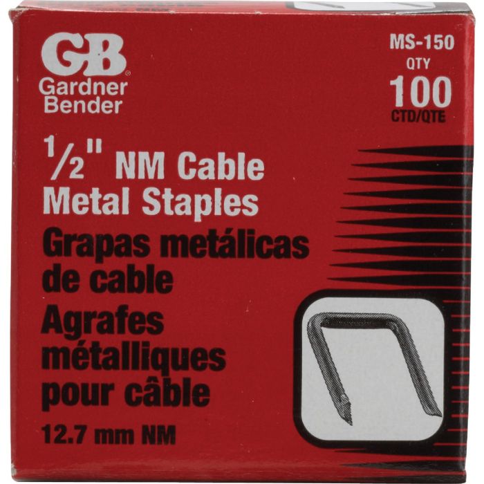 100pk 1/2" Metal Staple