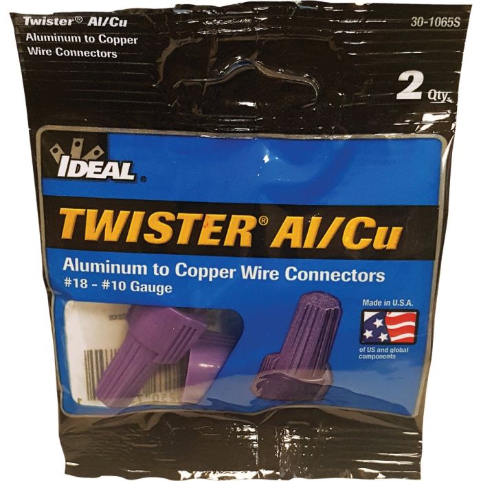 2pk Twister Al/Cu Conn