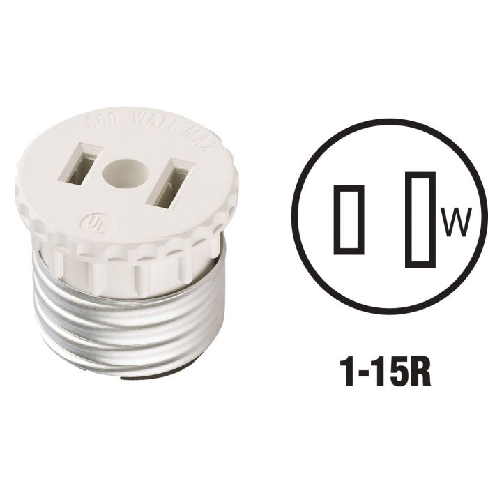 Socket Adapter Wht