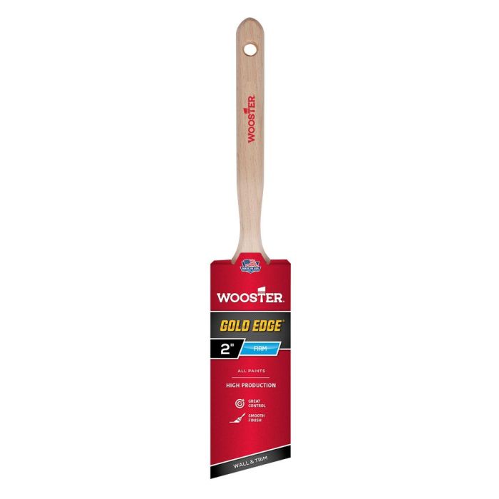 2" Wooster 5231 Gold Edge Angle Sash Paint Brush