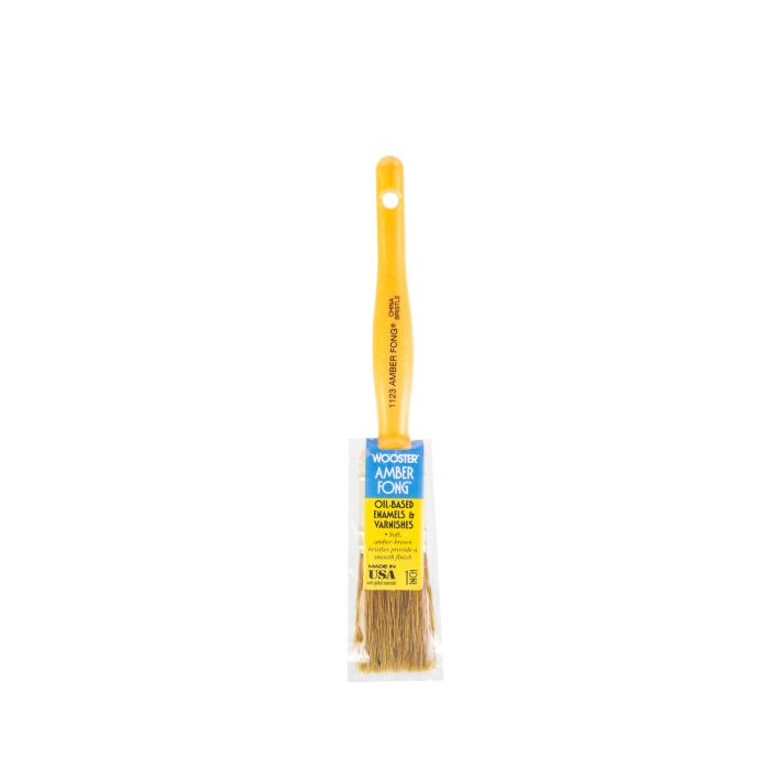 1" Wooster 1123 Amber Fong Flat Sash Paint Brush