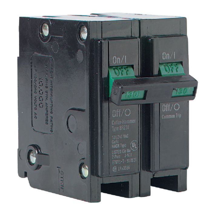 Eaton BR 30A Double-Pole Standard Trip Circuit Breaker