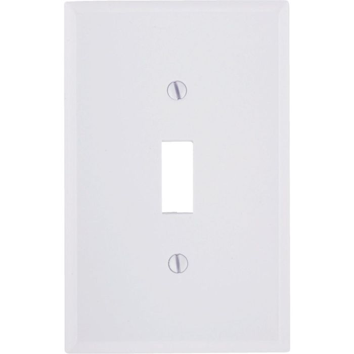 Wht 1-toggle Wall Plate