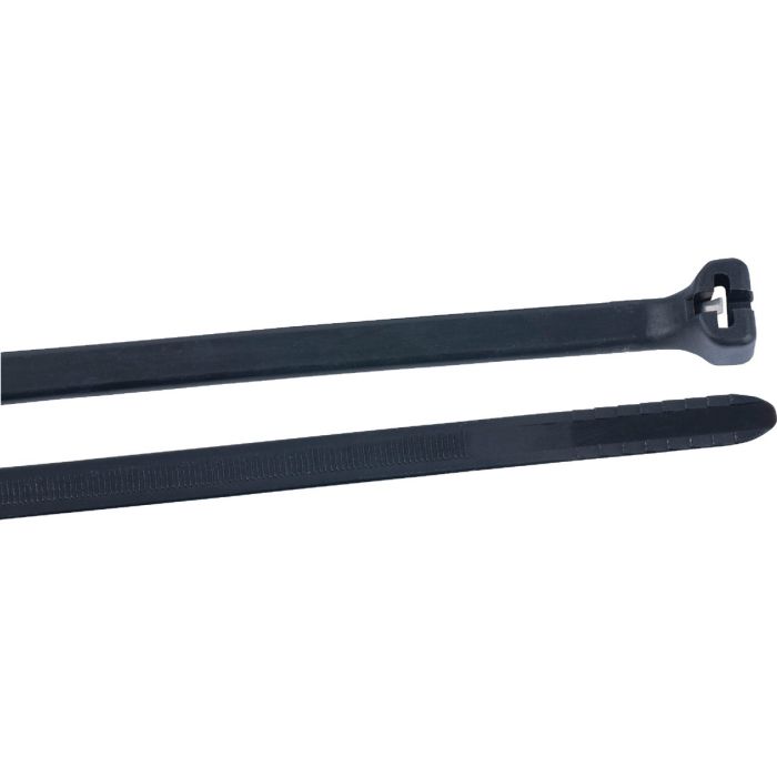 7" Cable Tie 20pk Bk