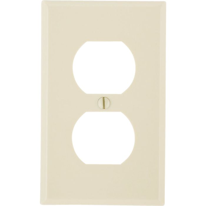 1 Gang Outlet Wallplate Ivory