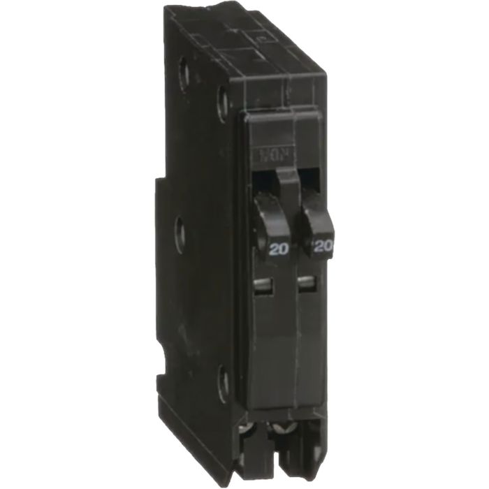 Square D QO 20A/20A Single-Pole Standard Trip Tandem Circuit Breaker