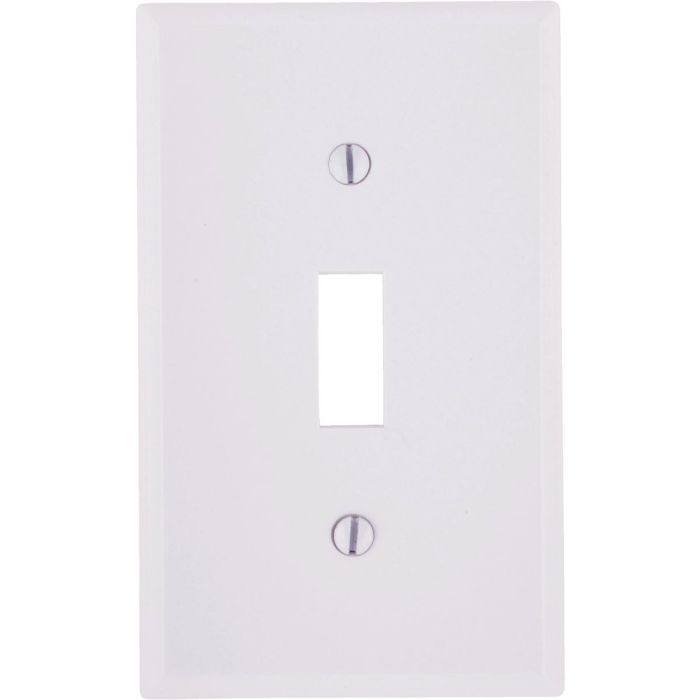 1-gang Switch Wallplate Wht