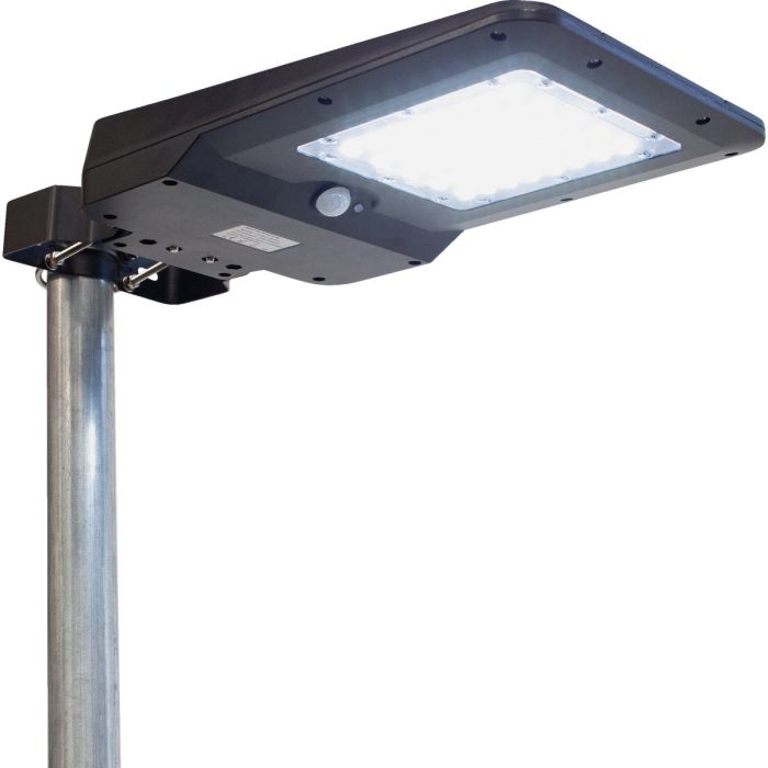 Wagan Tech Black Motion Activated Dusk To Dawn 1600 Lm. Solar Flood Light