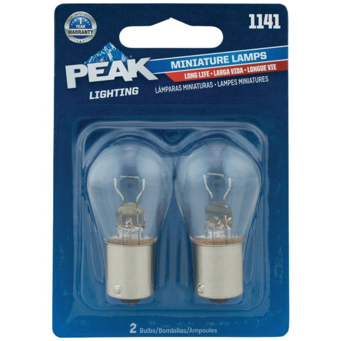 PEAK 1141 12.8V Mini Incandescent Automotive Bulb (2-Pack)