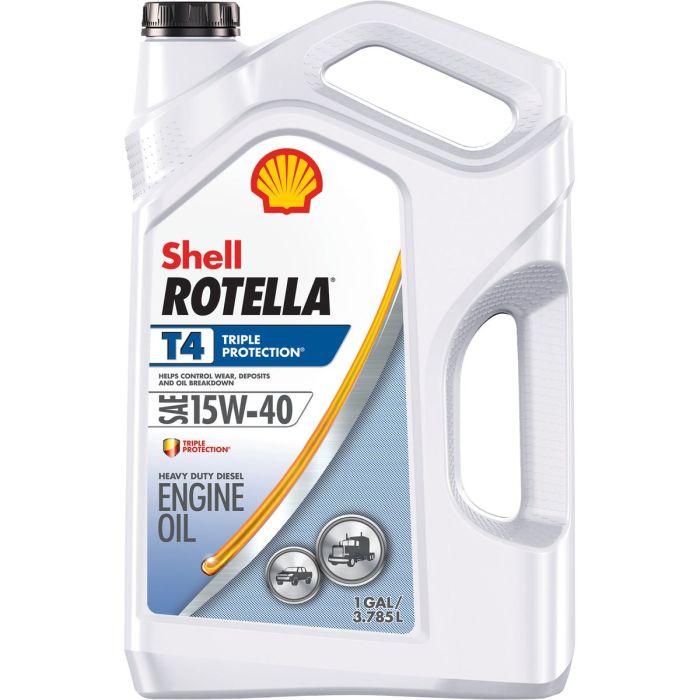 Rotella Shell 15W40 Gallon Triple Protection Motor Oil